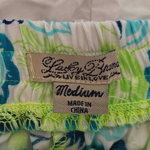 NEW Lucky Brand flowy tropical beach shorts - Picture 5 of 6